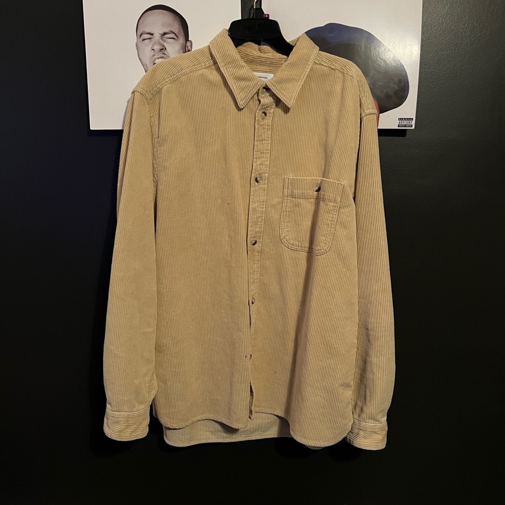 Corduroy button up